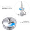 sourcing map Needle Valve Type Oil Cup M10x1 Thread 400ml Sight Gravity Drip Feed Oiler
