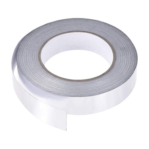 uxcell Aluminum Foil Tape, 25mmx50m Self-adhesive Waterproof High Temperature Sealing Tapes for HVAC Duct Pipe Insulation