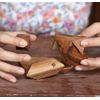 Shooting Star Puzzle: 3D Brain Teaser Wooden Puzzle for Adults Classic Handheld Interlocking STEM Skill Builder Interlocking Game Educational Problem-Solving Game
