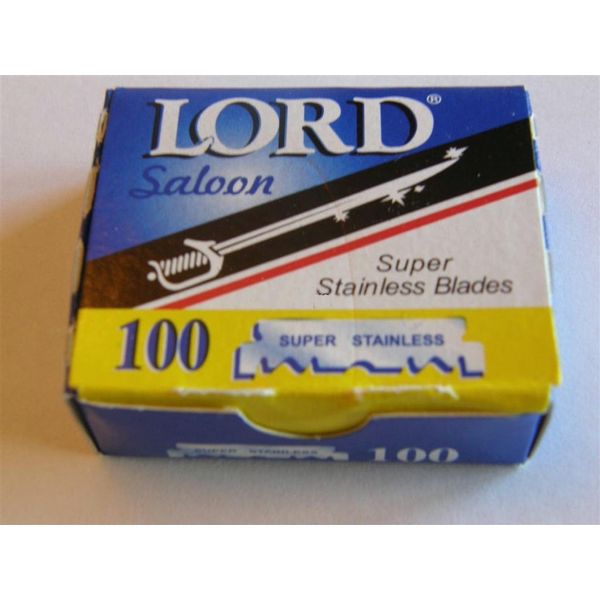 LORD Single edge razor blades 100ct