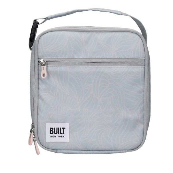 BUILT BLTSMLNCHMND Lunch Bag with Compartments, Plastic, 3 liters, Blue