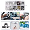250 PCS 10 Value Tactile Push Button Switch Micro Momentary Tact Assortment Kit, for TV Audio Remote Key Cameras Computers, with Plastic Box