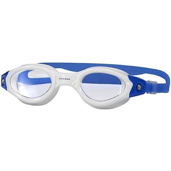 Strooem Vision Schwimmbrille Erwachsene Jugendliche, Weiß, M