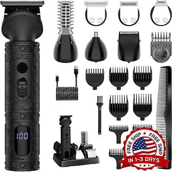 Recortadora De Barba Rasuradora Para Hombre Maquina Afeitar Rasurar Recargable