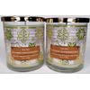 2 BATH & BODY WORKS WHITE BARN SUGARED SNICKERDOODLE 1 WICK 8 OZ CANDLE