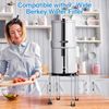 9" Diameter by 8" Tall Gravity Fed Water Filter System Stand, Detachable Stainle