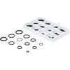 Kraftmann 8131 Assorted O-Ring, Black, 5-20 mm, Set of 50 Pieces