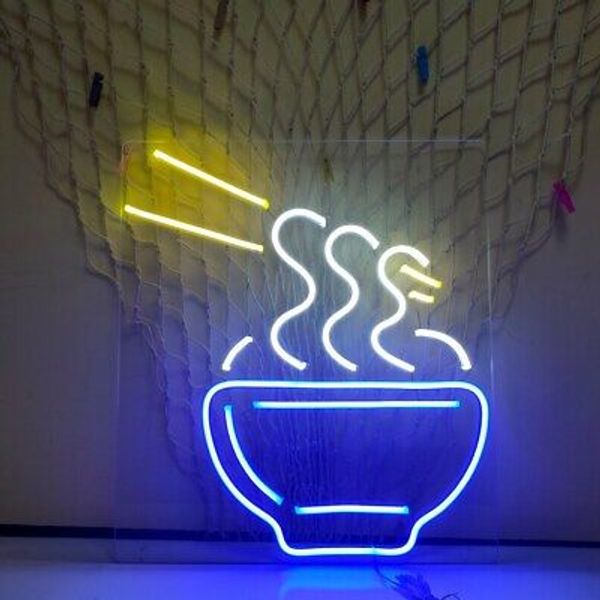 Noodles Neon sign led Ramen Neon Sign For Cafe, Bar, Wall Decor ,Kitchen decor