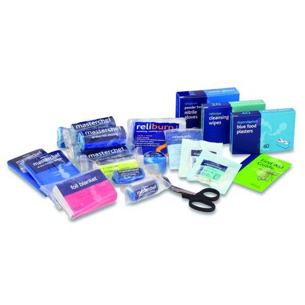 Small BS Catering First Aid Kit Refill BS8599-1 Compliant