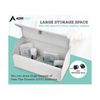 AdirMed Medicine Lock Box for Medication Lock Box with Key - Wall Mounted Loc...