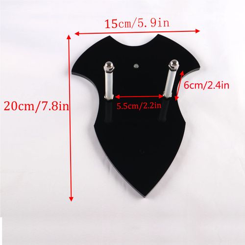 Sword Holder, Sword Wall Mount, Axe Holder, Sword Hanger for Wall, Sword Holder, Axe, Vertical Display and Decoration (Black, 1 Piece)