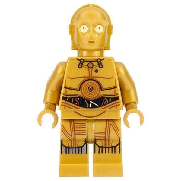 NEW LEGO C-3PO MINIFIG star wars c3po c3p0 Colorful Wires 75222 75159 75271