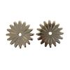 AJ Tack Spur Rowels Brass 7/8" x 10 pt