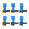 DONGKER 6Pcs Replacement Bite Valve,Hydration Pack Silicone Mouthpieces w/On-off Switch for Camping Hiking Hydration Pack Bladder