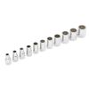Genius Tools 11 Piece 1/4" Dr. Metric Hand Socket Set (12-Point) - TW-211M
