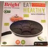 BRIGHT Non-Stick Mini Uthappam with Spatter Finish Coating with Handle