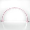 Half Moon Luna Manicure Nail Table Lamp LED Light, Pink Rhinestone