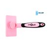 cuteNfuzzy Self Cleaning Pet Slicker Brush, Pink, Large