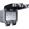 BG ELECTRICAL OUTDOOR SWITCHED SOCKET 2G DP 13A