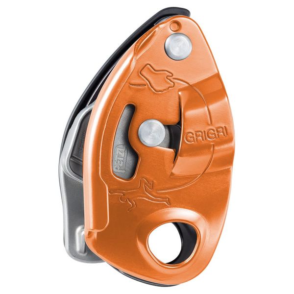 PETZL GRIGRI Belay Device - Belay Device with Cam-Assisted Blocking for Sport, Trad, and Top-Rope Climbing - Red