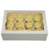LarryRoo PREMIUM Ultra White Windowed MINI Cupcake Boxes for 12 Cup Cakes & inserts (5)