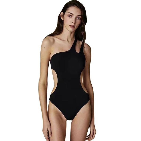 Damen Badeanzug One Piece Badeanzug Mädchen Badebekleidung Bademode Damen mit Bauchkontrolle Verstellbaren Sexy Swimsuits Rückenfrei Bodysuit für Schwimmen