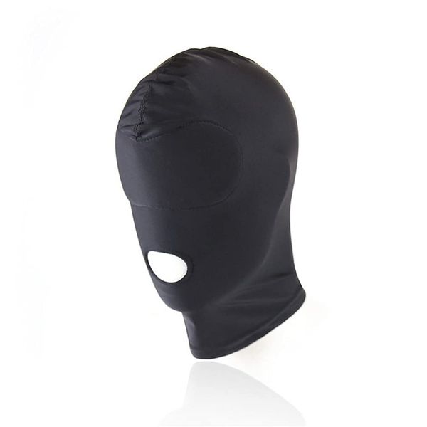 BabaraBerry Cosplay Mask, Mouth Mask, Full Head Mask, Adult, Full Face, Men's, Women's, Full Head, Tights, Restraints, Head Mask, Bondage, Enamel, Synthetic Leather Mask, Stretch, Full Face Mask, SM