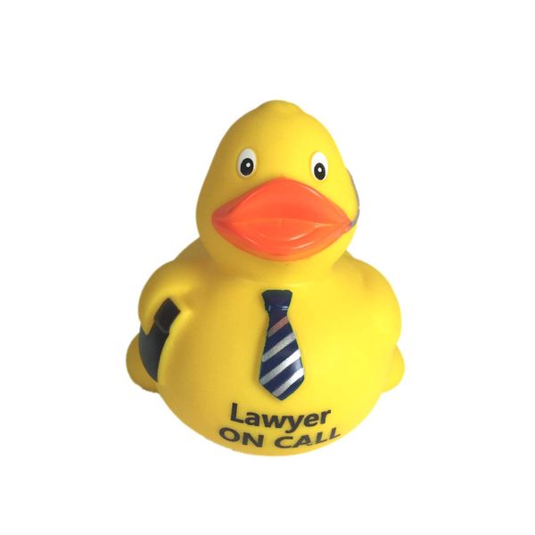 Ducks in the Window Lawyer On Call Rubber Duck