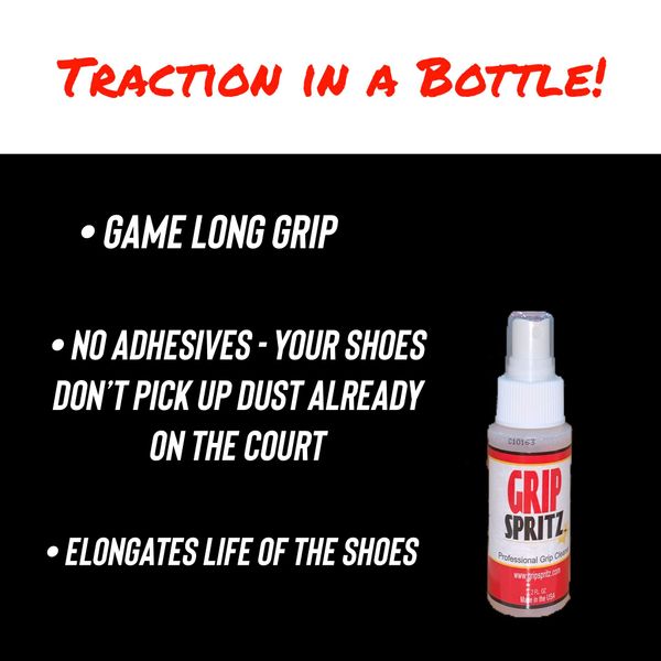 Grip Spritz - Basketball Court Shoe Grip Spray - Shoe Traction Enhancer - Elongates Shoe Life - Year Round Bundle Clear