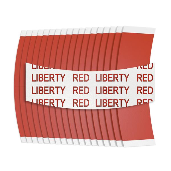 Sunshine Tape Liberty Red Hairpiece Wig Tape | Made in USA | 108 Back Curve Strips | Double Sided Adhesive Tape for Toupee Lace Front Wig Strong Hold Waterproof Contours