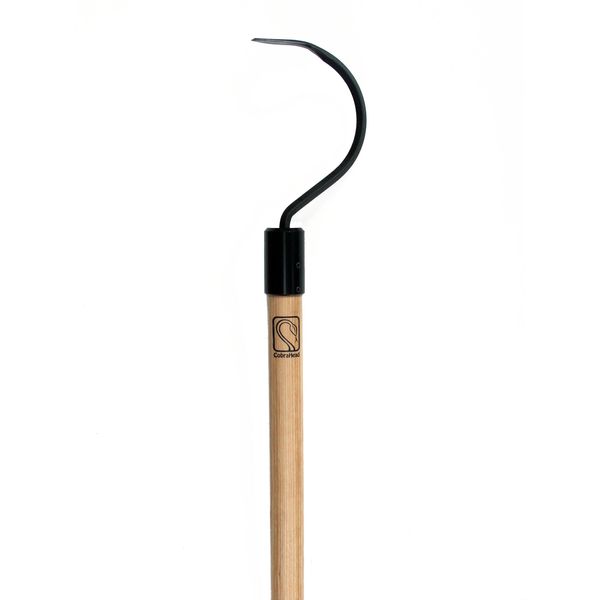 CobraHead® Long Handle Weeder & Cultivator Garden Tool - Forged Steel Blade - Natural 54-Inch Hardwood Handle - Ergonomically Designed for Digging, Edging & Planting - Perfect for Big Gardening Jobs