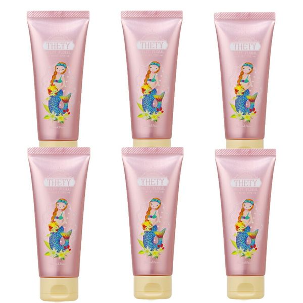 THETY Hand Cream 6-Piece Set Sealand Puuno Hand &amp; Nail THETY 65g THETY Hand Cream with Box Hand Skin Water Work Hairdresser Rough Skin Chapped Skin Gifts etc. Gift Box Beauty Salon THETY