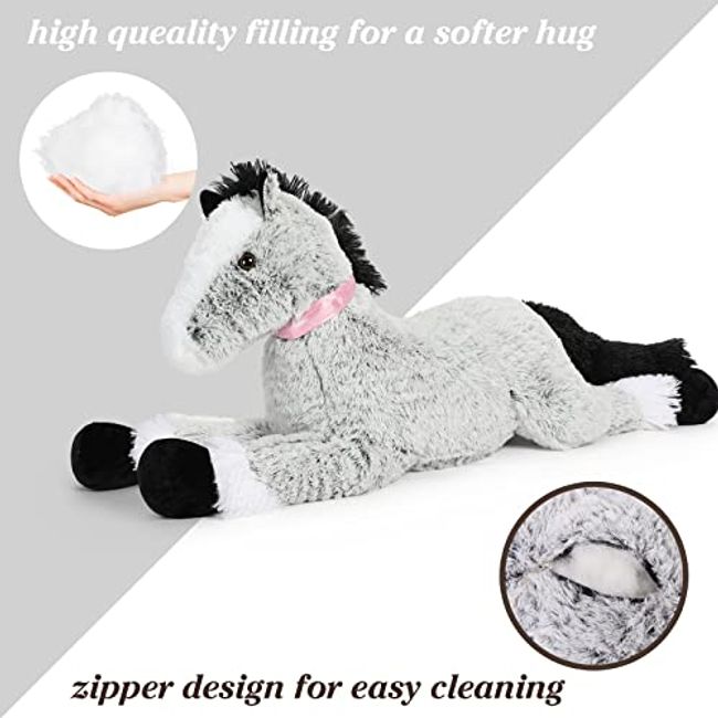 Huge horse stuffed sale animal