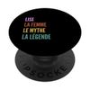 Funny French First Name Design - Lise PopSockets Swappable PopGrip
