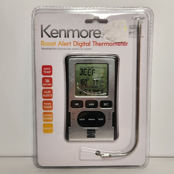 NEW Kenmore Roast Alert Digital Thermometer 887645 UNOPENED Kitchen Meat