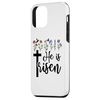 He is Risen Happy Easter He has Risen Cross Jesus Christian Case for iPhone 12 mini