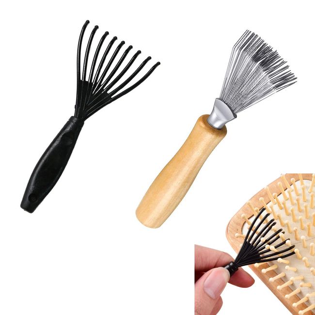 Kammreiniger Bürstenreiniger, Kamm Reinigung, Kammreiniger, Haarbürsten Reiniger, Brush Cleaner, Bürstenreiniger, Kamm Reinigungsbürste, Zum Entfernen Von Haaren Aus Haarbürsten Und Kämmen, 2 Stück