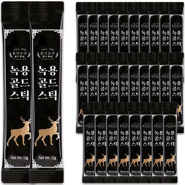 Poongnyeonbogam Deer Antler Gold Stick, 12g, 60 Packets