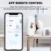 Acmerota Zigbee Hygrometer Thermometer Sensor, Smart Temperature and Humidity Sensor Adjustable Update Frequency, Use with Remote App for Alert, Baby Room…