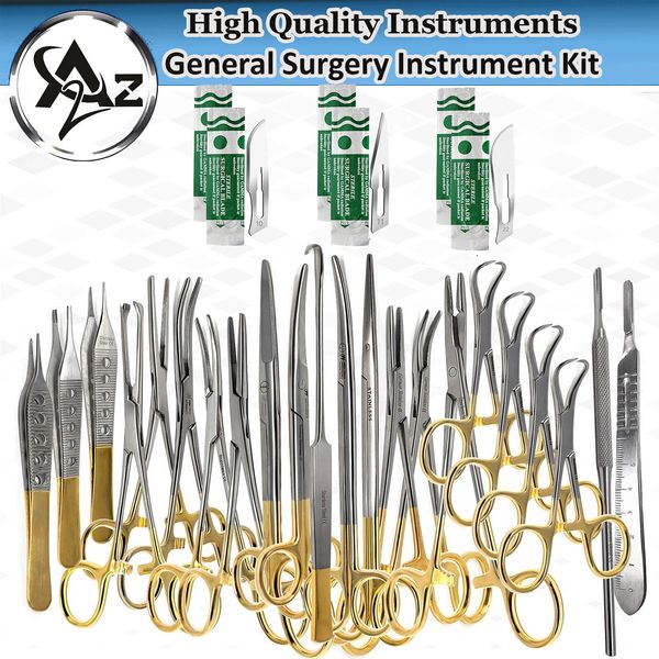 82 PC GENERAL SURGERY SPAY PACK SURGICAL DENTAL INSTRUMENTS-GERMAN STAINLESS CE