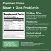 Physician's CHOICE Bloat & Gas Probiotic 5-in-1 Proactive Support + Daily Relief