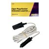 W4 Cigar Plug and Socket Extension Lead - Black, 5m