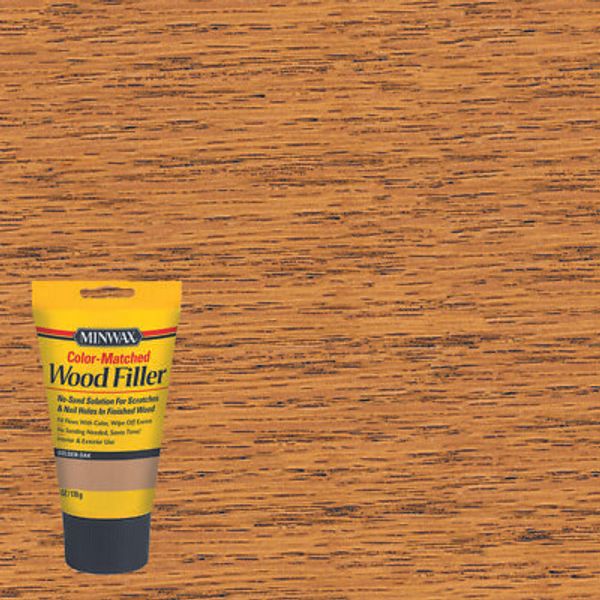 Minwax GOLDEN OAK Wood Filler 6 oz. Repair Scratches Nail Holes Cracks 448510000