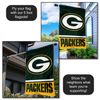 Green Bay Packers Two Sided House Flag