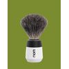 Nom Max Pure Badger Shaving Brush, White