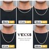 VEXXS Men's Gold Chain Flat Cut09