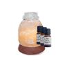 Himalayan Salt Aroma Diffuser Lamp with 3 Tea Tree Essential Oils - Spa Gift Set