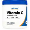 Nutricost ビタミンC パウダー アスコルビン酸 8oz 227回分 Non-GMO グルテンフリー