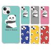 Smartphone Case Clear Case Hard Case Panda Rice Ball 01: Mint Xperia 1 V/SO-51D Compatible Case