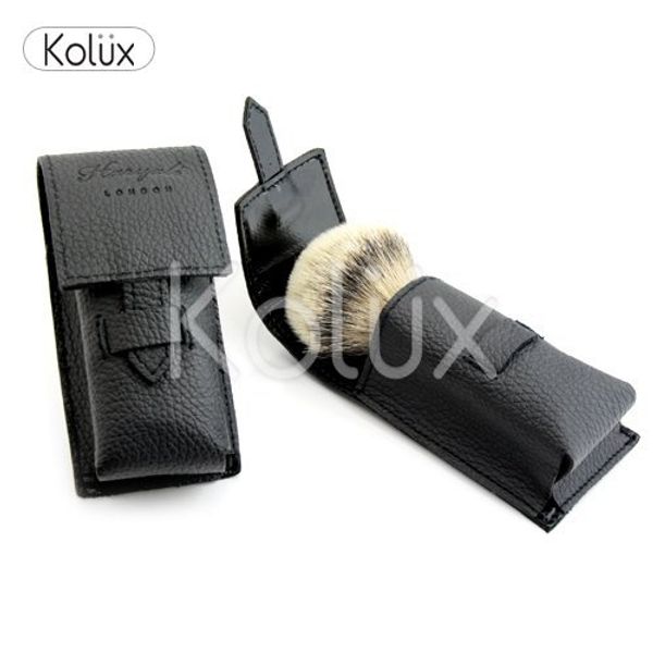 HARYALI LONDON LEATHER SHAVING BRUSH CASE / COVER BEST FOR TRAVELLING